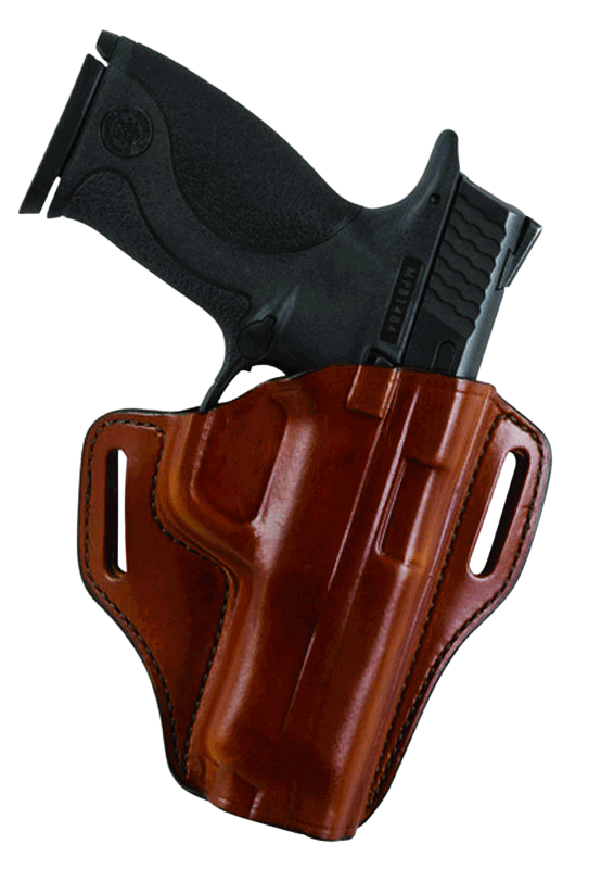 Bianchi 25017 57 Remedy OWB Size 10 Tan Leather Belt Slide Fits Colt 1911 Government Left Hand