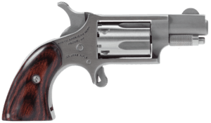 North American Arms 22LRGBG Mini-Revolver 22 LR 5rd 1.13″ Barrel Stainless Steel Barrel/Cylinder/Frame Exclusive Wood Boot Grip
