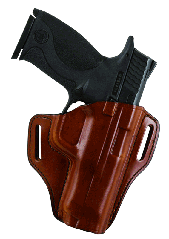 Bianchi 25017 57 Remedy OWB Size 10 Tan Leather Belt Slide Fits Colt 1911 Government Left Hand
