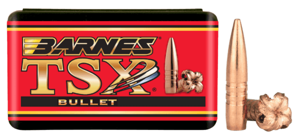 Barnes Bullets 30212 TSX 6mm .243 85 GR TSX Boat Tail 50 Box