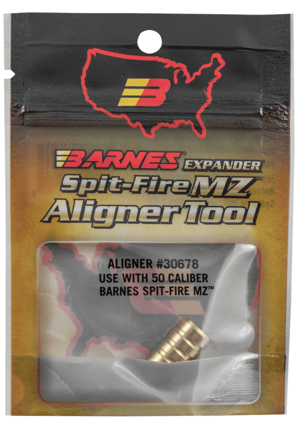 Barnes Bullets 30763 Alignment Tool 50 Cal Muzzleloader 0.85″ Brass 1