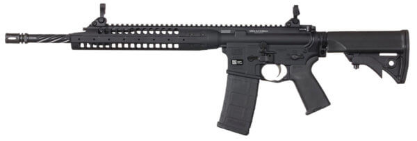 LWRC ICA5R5B16 Individual Carbine A5 5.56x45mm NATO 16.10 30+1 Black Anodized Black Adjustable Stock Black Magpul MOE+ Grip”