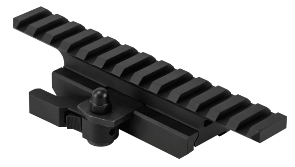 NcStar MARFQV2 AR15 Riser Gen2 AR-15/M4 Tactical Picatinny Rail 5.30″ Black Quick Release