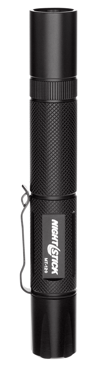 Nightstick MT100 MT-100 Mini-TAC Black Anodized Hardcoat Aluminum White LED 100 Lumens 44 Meters Range