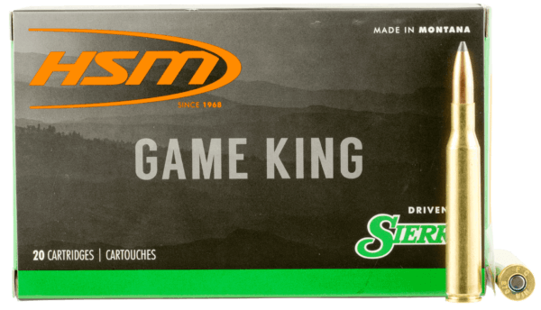 HSM 27013N Game King Hunting 270 Win 150 gr Sierra GameKing Spitzer Boat-Tail (SGSBT) 20rd Box