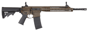 LWRC ICR5PBC14PSP Individual Carbine SPR 5.56x45mm NATO 14.70 30+1 Patriot Brown  Black Adjustable Stock  Magpul MOE+ Grip”