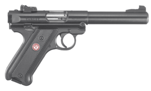 Chiappa Firearms 401038 1911-22 Standard 22 LR SAO 5″ 10+1 Walnut Grip Black Slide