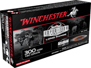 Winchester Ammo S300SLR Expedition Big Game Long Range 300 WSM 190 gr Nosler AccuBond Long-Range 20rd Box