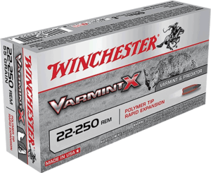 Winchester Ammo X22250PLF Varmint X 22-250 Rem 38 gr Lead-Free 20rd Box