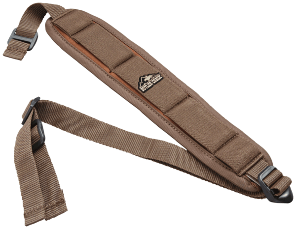 Butler Creek 180015 Comfort Stretch Sling made of Brown Neoprene with Non-Slip Grippers 20″-46″ OAL 2.50″ W & Adjustable Design for Rifles