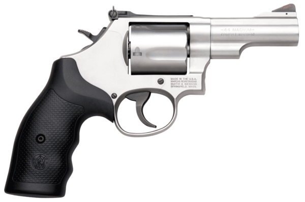 Smith & Wesson 10064 Model 69 Combat Magnum 44 Rem Mag Stainless Steel 2.75 Barrel  5rd Cylinder & L-Frame  Full Length Extractor Rod  Internal Lock”