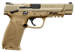 Smith & Wesson 11537 M&P M2.0 9mm Luger 5″ 17+1 FDE Armornite Stainless Steel FDE Interchangeable Backstrap Grip