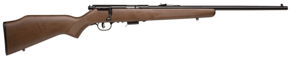 Savage Arms 90700 93 G 22 WMR Caliber with 5+1 Capacity  21 Barrel  Matte Blued Metal Finish  Satin Hardwood Stock & AccuTrigger Right Hand (Full Size)”