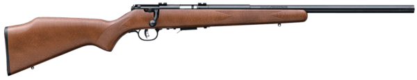 Savage Arms 96701 93R17 GV 17 HMR Caliber with 5+1 Capacity  21 Heavy Barrel  Matte Blued Metal Finish  Satin Hardwood Stock & AccuTrigger Right Hand (Full Size)”
