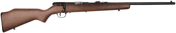 Savage Arms 17000 Mark I G 22 Short  22 Long or 22 LR Caliber with 1rd Capacity  21 Barrel  Matte Blued Metal Finish  Satin Hardwood Stock & AccuTrigger Right Hand (Full Size)”