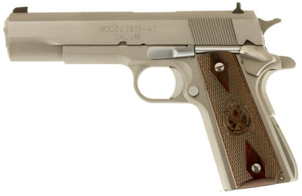 Springfield Armory PB9151LCA 1911 Mil-Spec *CA Compliant* 45 ACP Single 5″ 7+1 Cocobolo Grip Stainless Steel Slide