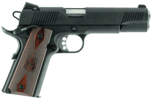 Springfield Armory PX9109LCA 1911 Loaded *CA Compliant 45 ACP 7+1 5″ Barrel Deep Parkerized Carbon Steel Frame w/Beavertail Serrated Slide Crossed Cannon Cocobolo Grip Tritium Night Sights
