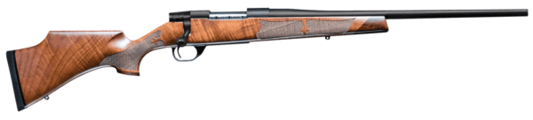 Weatherby VWR65CMR0O Vanguard Camilla 6.5 Creedmoor Caliber with 4+1 Capacity  20″ Barrel  Matte Blued Metal Finish & Satin Turkish Walnut Fleur de Lis Checkering Fixed Monte Carlo with High Comb Stock Right Hand (Compact)