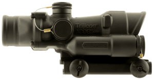 Trijicon 100432 ACOG 4x 32mm Obj 36.80 ft @ 100 yds FOV Matte Black Finish LED Illuminated Green Crosshair 300 Blk