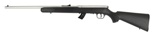 Savage Arms 24700 Mark II FSS 22 LR Caliber with 10+1 Capacity 21″ Barrel Matte Stainless Metal Finish Matte Black Synthetic Stock & AccuTrigger Right Hand (Full Size)