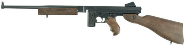 Thompson TM110S M1 Carbine Lightweight Carbine 45 ACP Caliber with 16.50″ Barrel 10+1 Capacity (Stick) Blued Metal Finish American Walnut Stock Wood Grip Right Hand