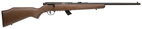Savage Arms 20700 Mark II G 22 LR Caliber with 10+1 Capacity  21 Barrel  Matte Blued Metal Finish  Satin Hardwood Stock & AccuTrigger Right Hand (Full Size)”