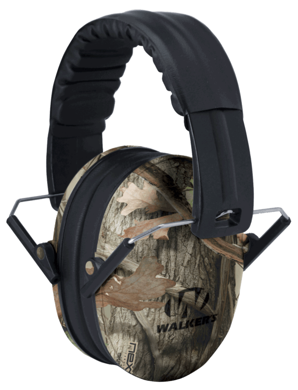 Walker’s GWPFKDMCAMO Youth Passive Muff Polymer 22 dB Over the Head Next G-1 Camo/Black Youth