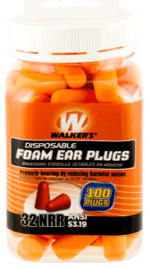 Walkers GWPFP50PK Foam Ear Plugs 50 Pair Earplugs 32 dB Orange