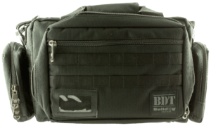 US PeaceKeeper P21106 Mini Range Bag Water Resistant OD Green 600D Polyester with 8 Mag Pockets Lockable Zippers & Wraparound Handles 12.75″ L x 8.75″ H x 3″ D Exterior Dimensions