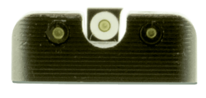 HiViz GLT178 Target Sight Set Green Fiber Optic Front/Red Fiber Optic Rear/Black Frame Compatible w/ All Glock 9mm/40 S&W/357 Sig  Except 42/43/43X/48 Front Post/Rear Dovetail Mount