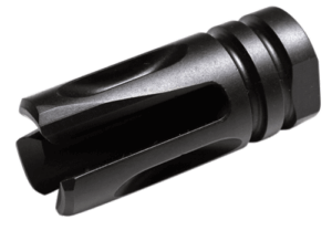 Wilson Combat TRATHG68 Accu-Tac Flash Hider Black Matte Melonite Steel with 5/8″-24 tpi Threads 1.99″ OAL & .865″ Diameter for 30 Cal AR-Platform