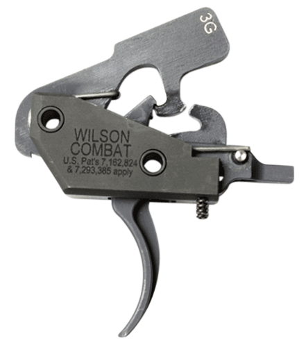 Wilson Combat TRTTUM2 Tactical Trigger Unit Two-Stage Two-Stage Curved Trigger with 4-4.50 lbs Draw Weight for AR-15