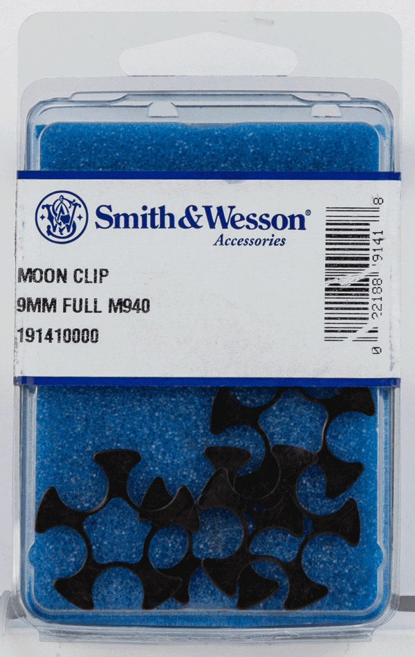 Smith & Wesson 191410000 Moon Clip Full S&W 940  9mm Luger 5rd Black Steel