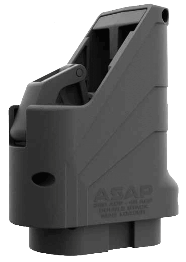 HKS GL453 Double Stack Mag Loader Adjustable Style made of Plastic with Black Finish for 45 ACP Glock 21 HK USP; 10mm Auto Glock 20