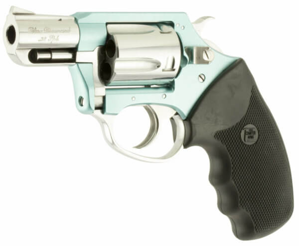 Charter Arms 53879 Undercover Lite Blue Diamond 38 Special 5rd 2″ Hi-Polished Stainless Barrel/Cylinder Aluminum Frame w/Blue Diamond Finish Finger Grooved Black Rubber Grip
