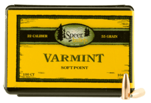 Speer 1053 Varmint  22 Cal .224 70 gr Jacketed Soft Point 100rd Box