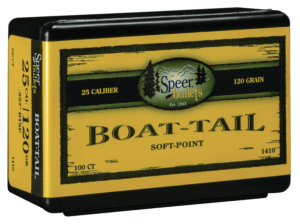 Speer Bullets 1220 Boat-Tail 6mm .243 100 GR Jacketed Soft Point Boat Tail (JSPBT) 100 Box