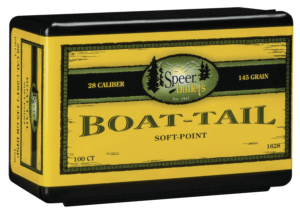 Speer Bullets 1628 Boat-Tail 7mm .284 145 GR Jacketed Soft Point Boat Tail (JSPBT) 100 Box