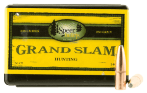 Speer Bullets 2408 Grand Slam 338 Caliber .338 250 GR Soft Point (SP) 50 Box