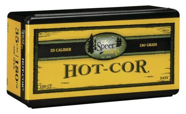 Speer Bullets 2435 Hot-Cor 358 Caliber .358 180 GR Spitzer Soft Point 100 Box