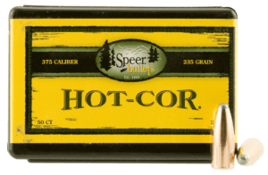 Speer Bullets 2471 Hot-Cor 375 Caliber .375 235 GR Semi-Spitzer Soft Point 50 Box