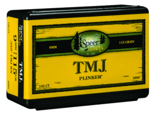Speer Bullets 4001 TMJ 9mm .355 95 GR Total Metal Jacket (TMJ) 100 Box