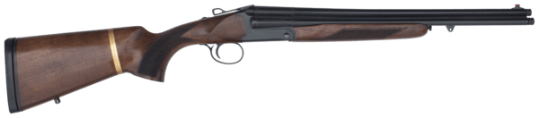 Charles Daly 930108 Triple Threat 12 Gauge 3rd 3″ 18.50″ Blued Triple Barrel Black Metal Finish Oiled Walnut Checkered Stock & Forend Removeable Butt Stock Includes 5 Choke Tubes