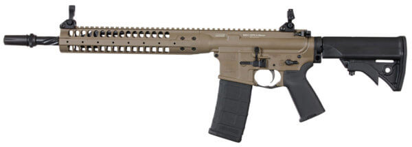 LWRC ICR5CK16SPRC Individual Carbine SPR *CA Compliant 5.56x45mm NATO 16.10 10+1 Flat Dark Earth Cerakote  Black Adjustable Stock  Polymer Grip”
