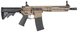 LWRC ICA5R5CK16CA Individual Carbine A5 *CA Compliant 5.56x45mm NATO 16.10 10+1 Flat Dark Earth Cerakote Black Adjustable Stock Black Polymer Grip”