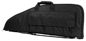 US PeaceKeeper P30024 SMG/SBR Case Water Resistant Black 600D Polyester with Heavy-Duty Zipper Padded Front Pocket & Mag Holder 26″ L x 13″ H x 2.25″ D Exterior Dimensions