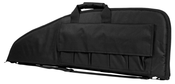 NcStar CV290738 VISM Rifle Case with Double Zippers ID Holder Foam Padding & Black Finish 38″ L x 13″ H Interior Dimensions