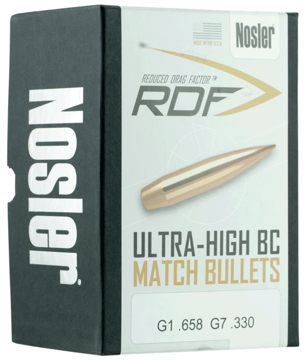 Nosler 49825 RDF 6.5mm .264 140 GR Hollow Point Boat Tail (HPBT) 500 Box
