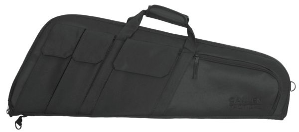 Tac Six 10901 Wedge Tactical Case made of Endura with Black Finish  Knit Lining  Foam Padding & External Pockets 32 L”