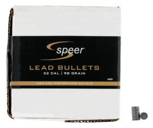 Speer Bullets 4602 Handgun 9mm .356 125 GR Lead Round Nose (LRN) 500 Box